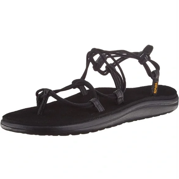 Teva Black Textured Sole Sandals - Picture 5 of 6